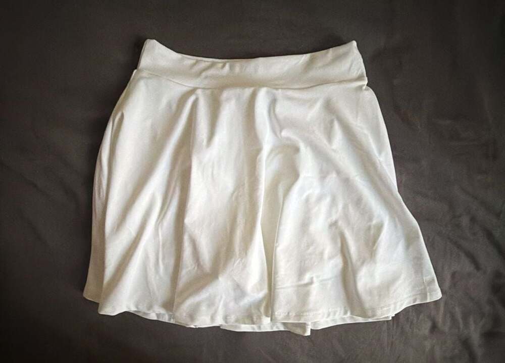Fabletics Flounce Skirt in Bright White